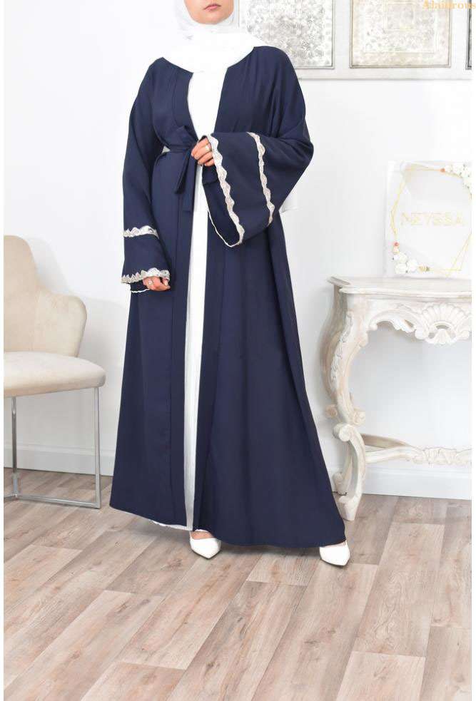 Ivory Pearl Luxury Abaya